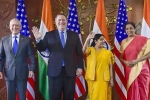 Michael R Pompeo, Michael R Pompeo, 2 2 dialogue india u s sign key defense pact, Comcasa