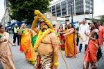 bonalu festivities in London, bonalu festival in london, over 800 nris participate in bonalu festivities in london organized by telangana community, Handloom weavers