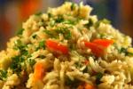 Brown Rice Pulao, Brown Rice Pulao, healthy brown rice pulao recipe, Dry peas chaat recipe
