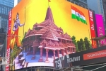 temple, Times Square, why is a giant lord ram deity appearing on times square and why is it controversial, Indian americans