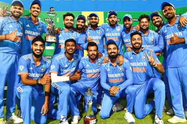India beat South Africa to bag the ODI Series