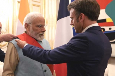 Narendra Modi Awarded France&#039;s Highest Honour