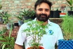 nitin lalit, nri nitin lalit, young nri entrepreneur returns to his native place with an intent to save water in gardening, Save water