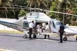 yousuf ali private helicopter, kochi airport, watch lulu boss yousuf ali lands in a private jet in kerala to cast his vote, Trichur district