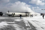 Delta aircraft Toronto Airport visuals, Delta aircraft Toronto Airport visuals, delta aircraft flips upside down on landing at toronto airport, Fy 2020