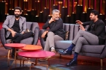 koffee with karan baahubali team episode, Bollywood, baahubali trio shares coffee couch on koffee with karan, Rana daggupati