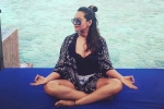 Sonakshi Sinha Maldives, Sonakshi Sinha hot, sonakshi s latest look keeps the heat on, Cleavage