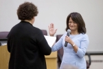Susheela jayapal, pramila jayapal, susheela jayapal sworn in as multnomah county commissioner, Fart