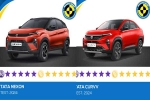 Tata Nexon and Curvv breaking, Tata Nexon and Curvv rating, tata nexon and curvv score 5 stars in bharat ncap crash tests, Diesel